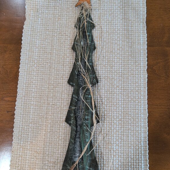 Wood & Metal 18" Tabletop Pine Tree With Star Decoration - Picture 2 of 6